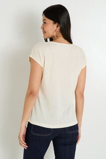 T shirt col rond femme