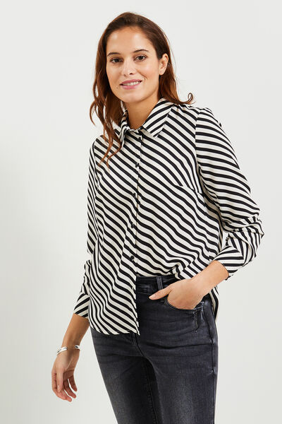 Chemise rayée femme