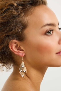 Boucles d'oreilles navettes lisses 