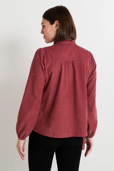 Chemise en velours femme