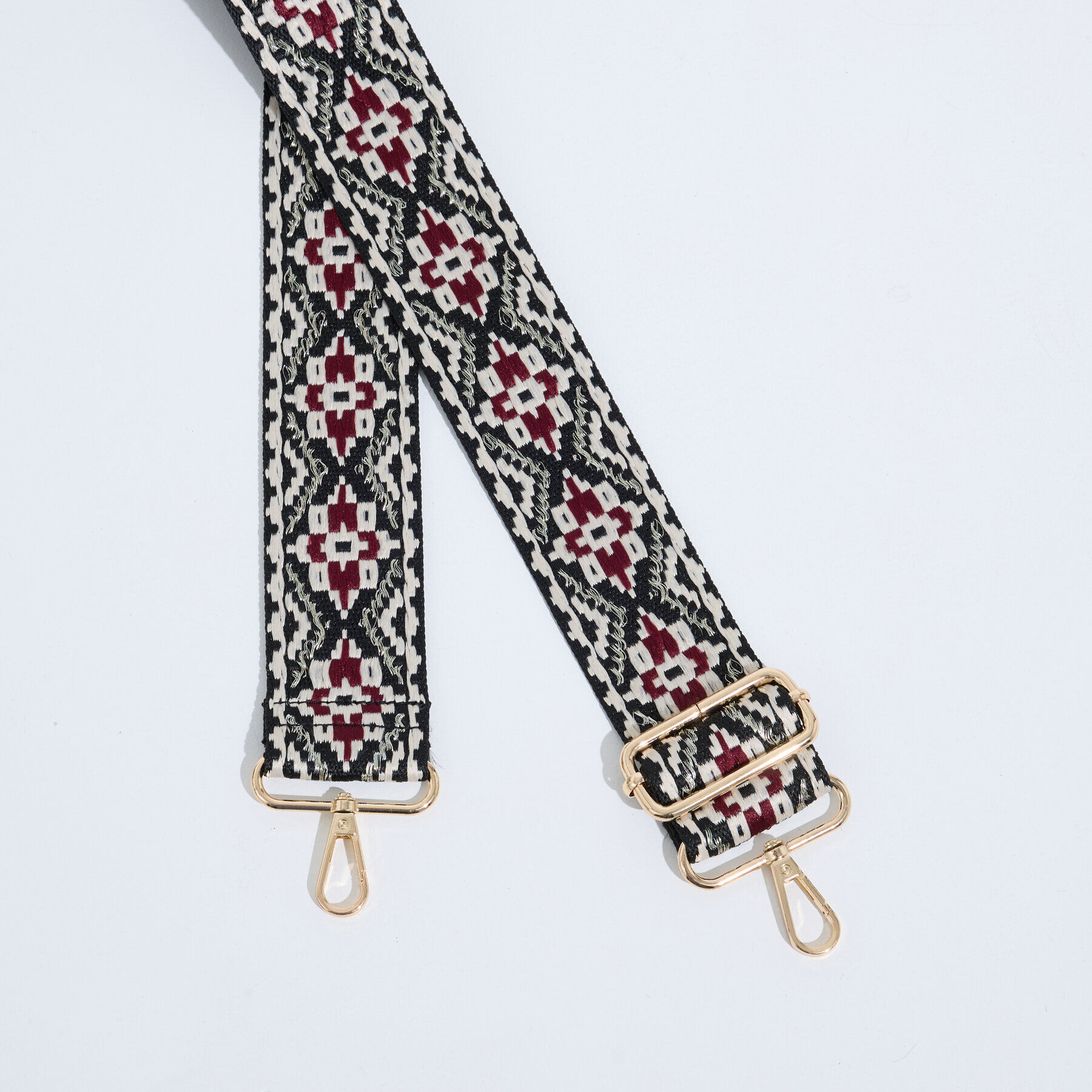 Sangle de sac jacquard amovible femme