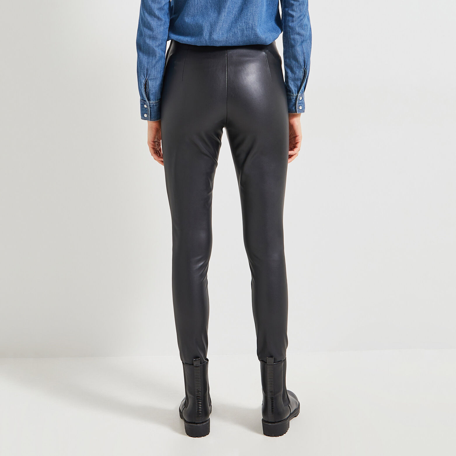 Legging simili femme
