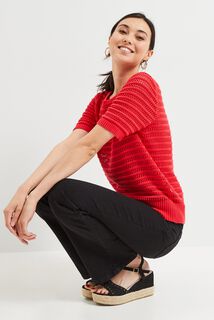 Pull ajouré femme