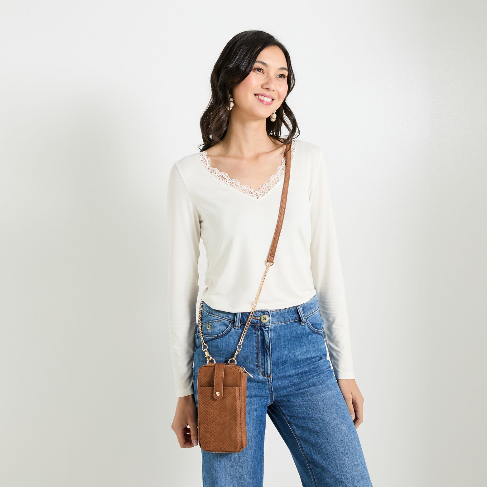 Pochette téléphone et portefeuille femme
