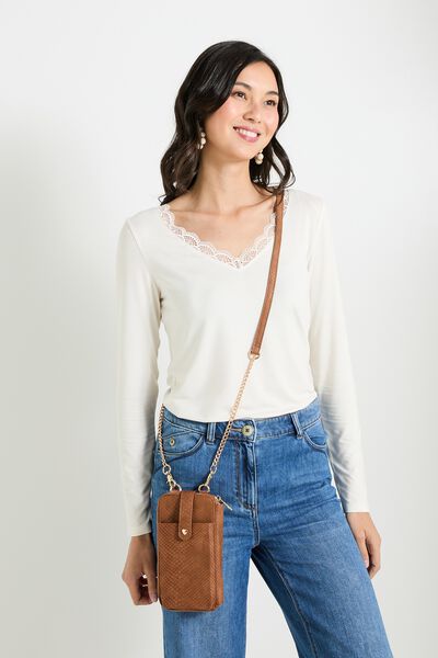 Pochette téléphone et portefeuille femme