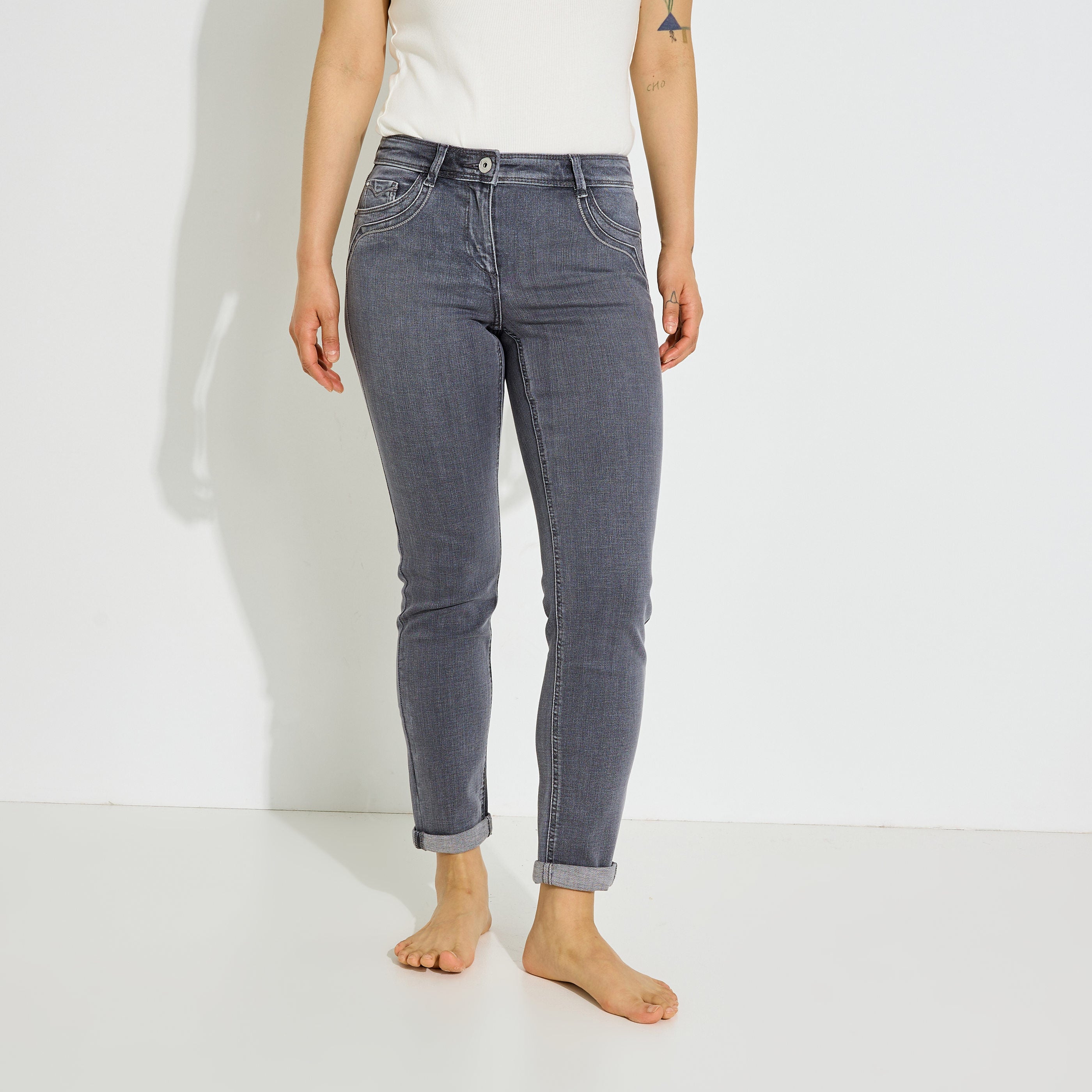 Jean slim raccourci TOKYO R01 femme