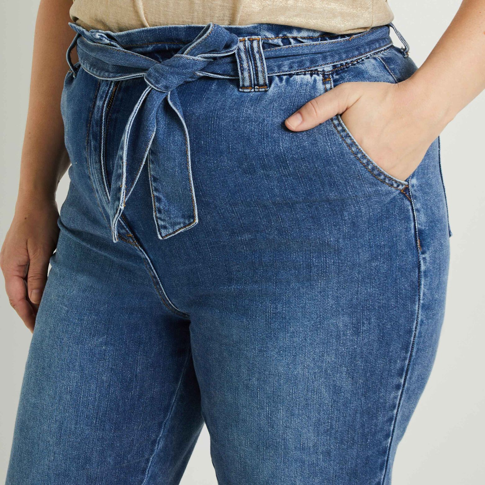 Jean paperbag PAPER femme
