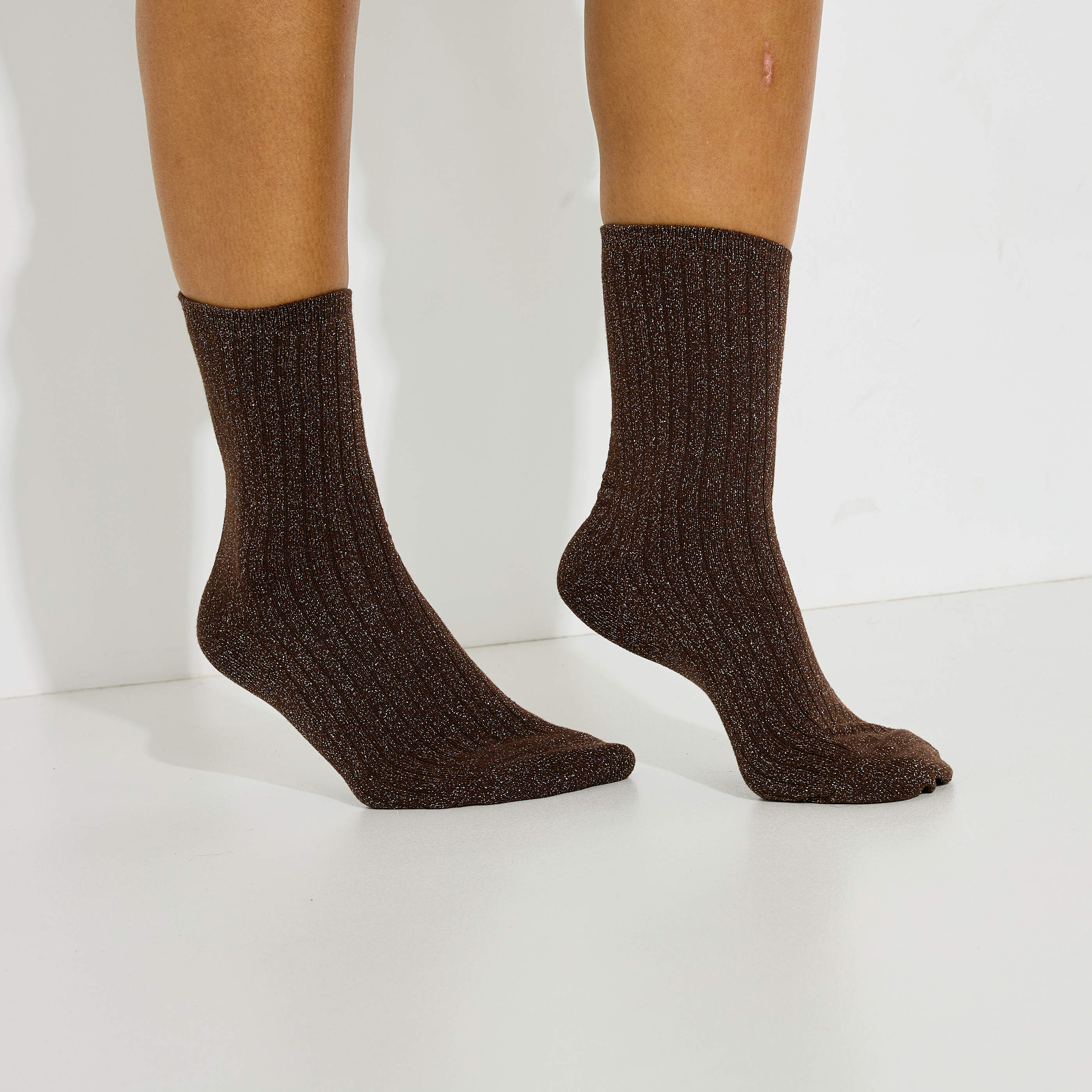 Lot de 2 chaussettes hautes fantaisie 