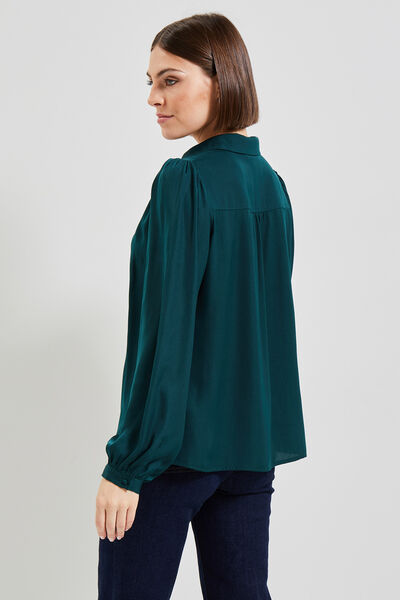 Chemise satinée femme