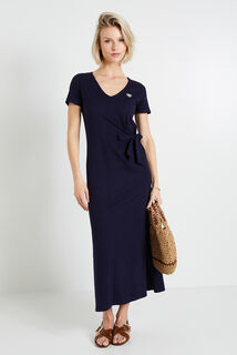 Robe longue maille femme