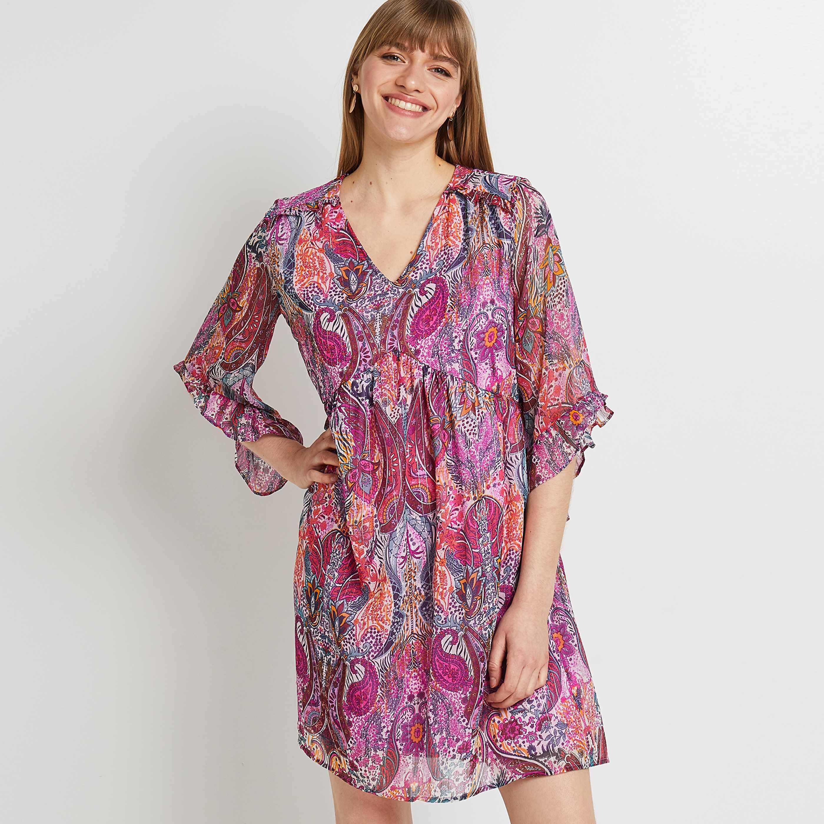 Robe fluide femme FUSHIA Graindemalice