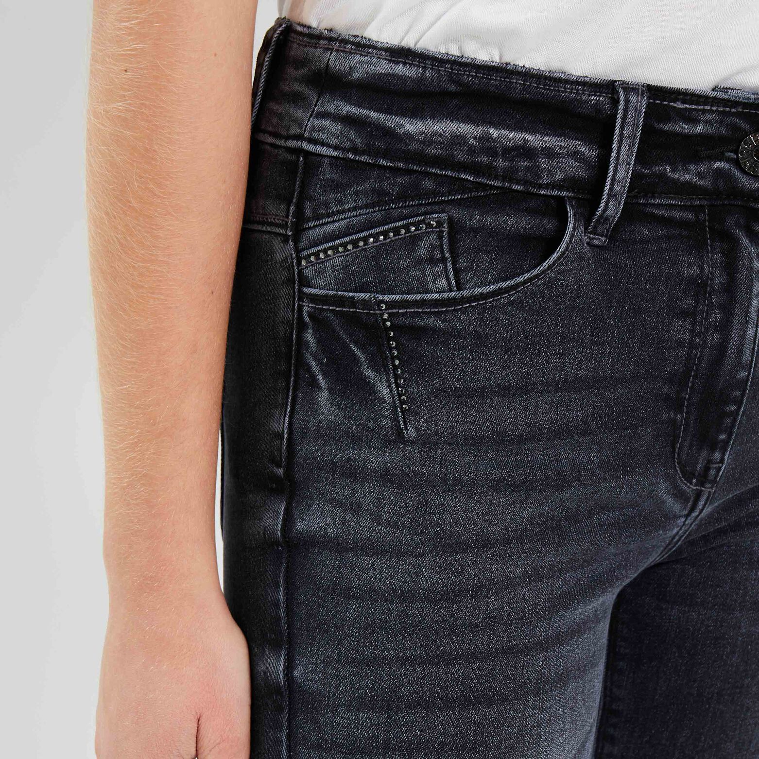 Jean slim raccourci SEOUL femme