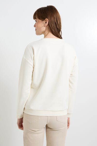 Sweat imprimé tennis femme