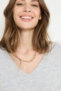Pull col V femme