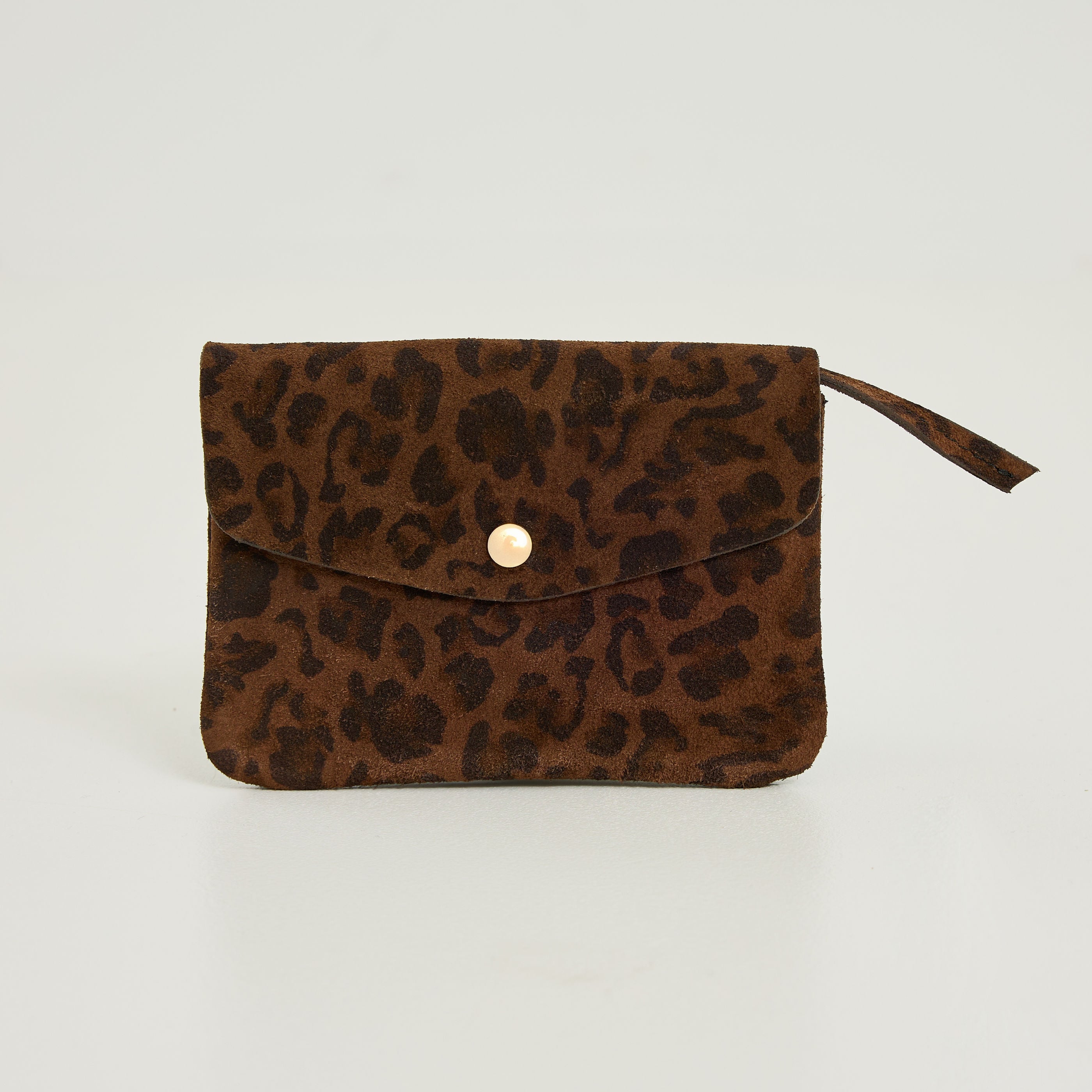 Porte-monnaie imprim&eacute; l&eacute;opard femme