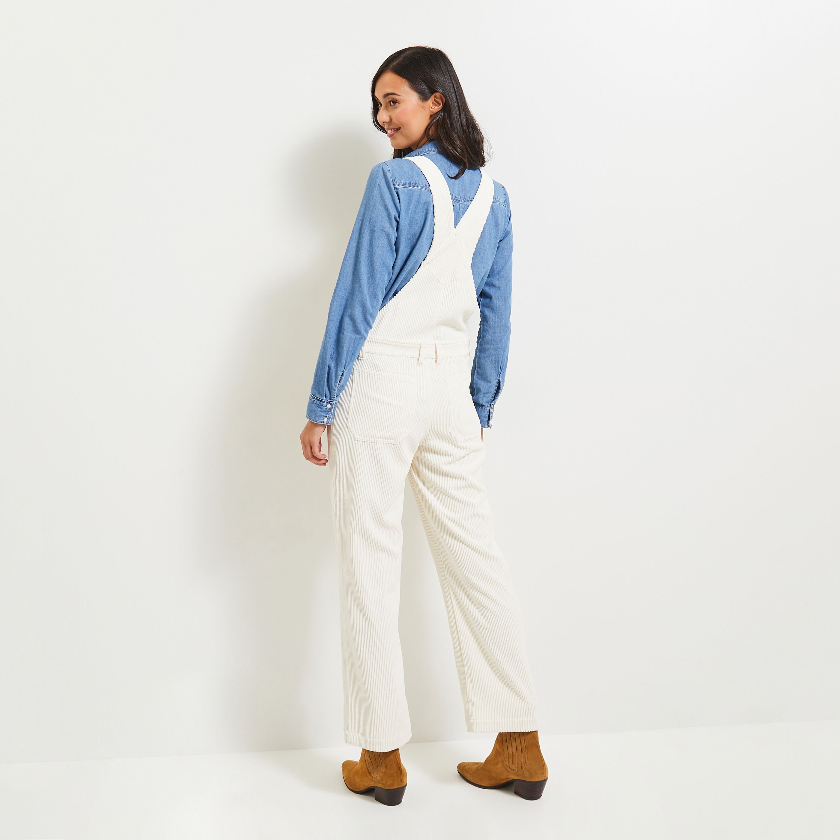 Salopette velours femme