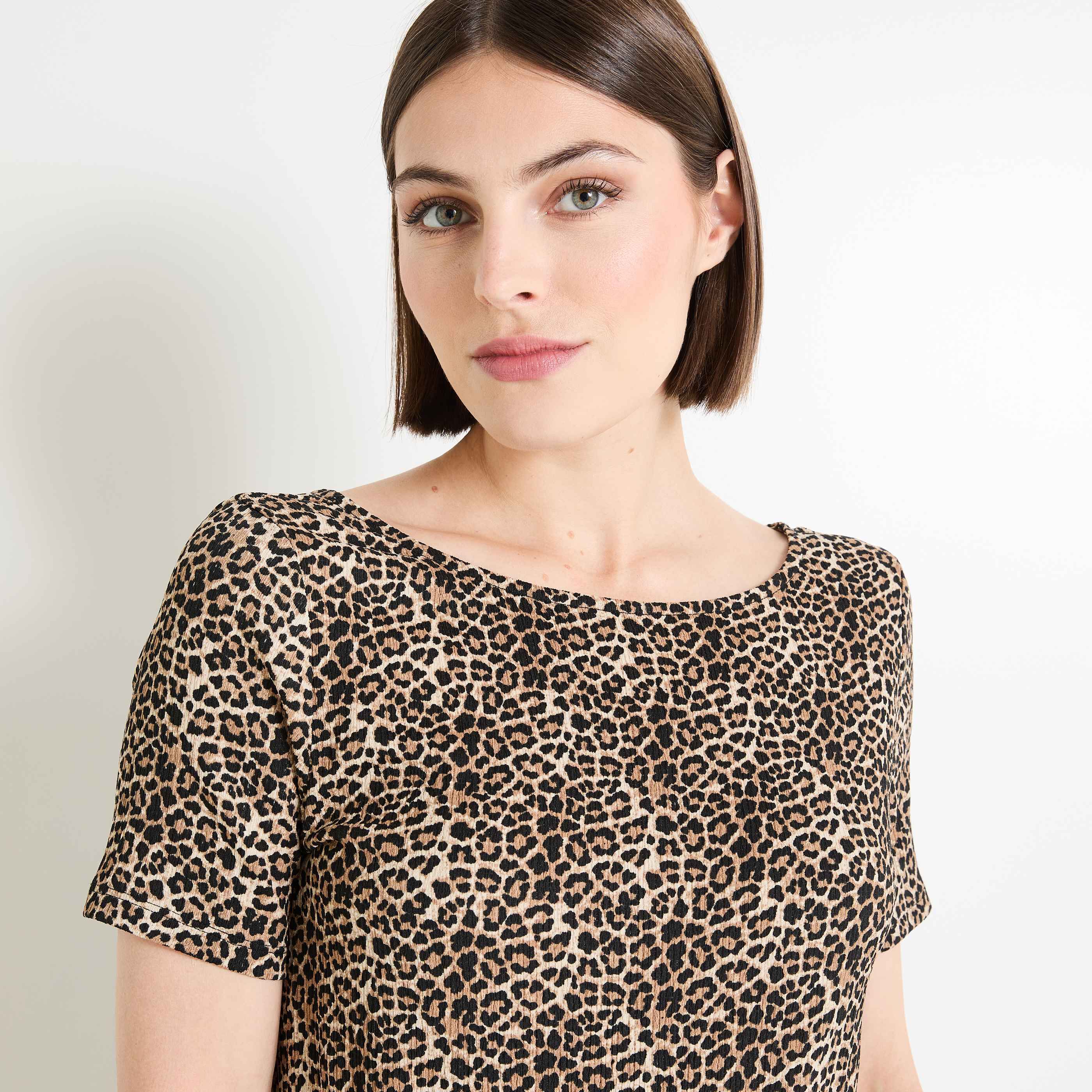 Combinaison motif l&eacute;opard femme