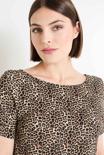 Combinaison motif léopard femme