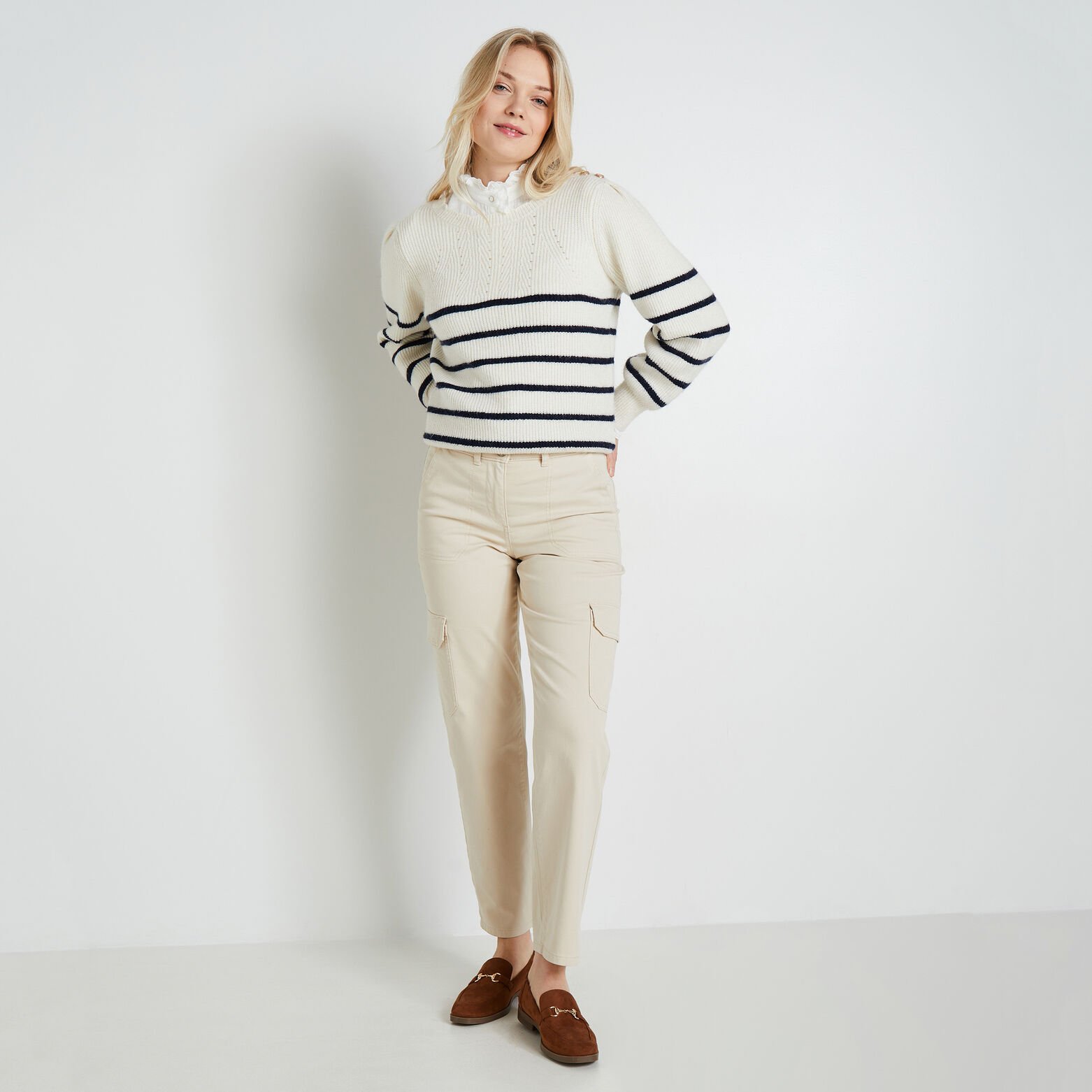 Pantalon cargo femme