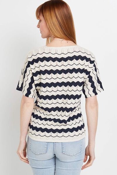 Pull ajouré femme