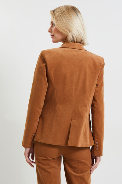 Veste blazer velours femme