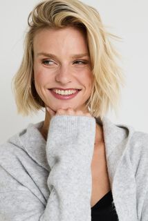 Gilet à capuche femme