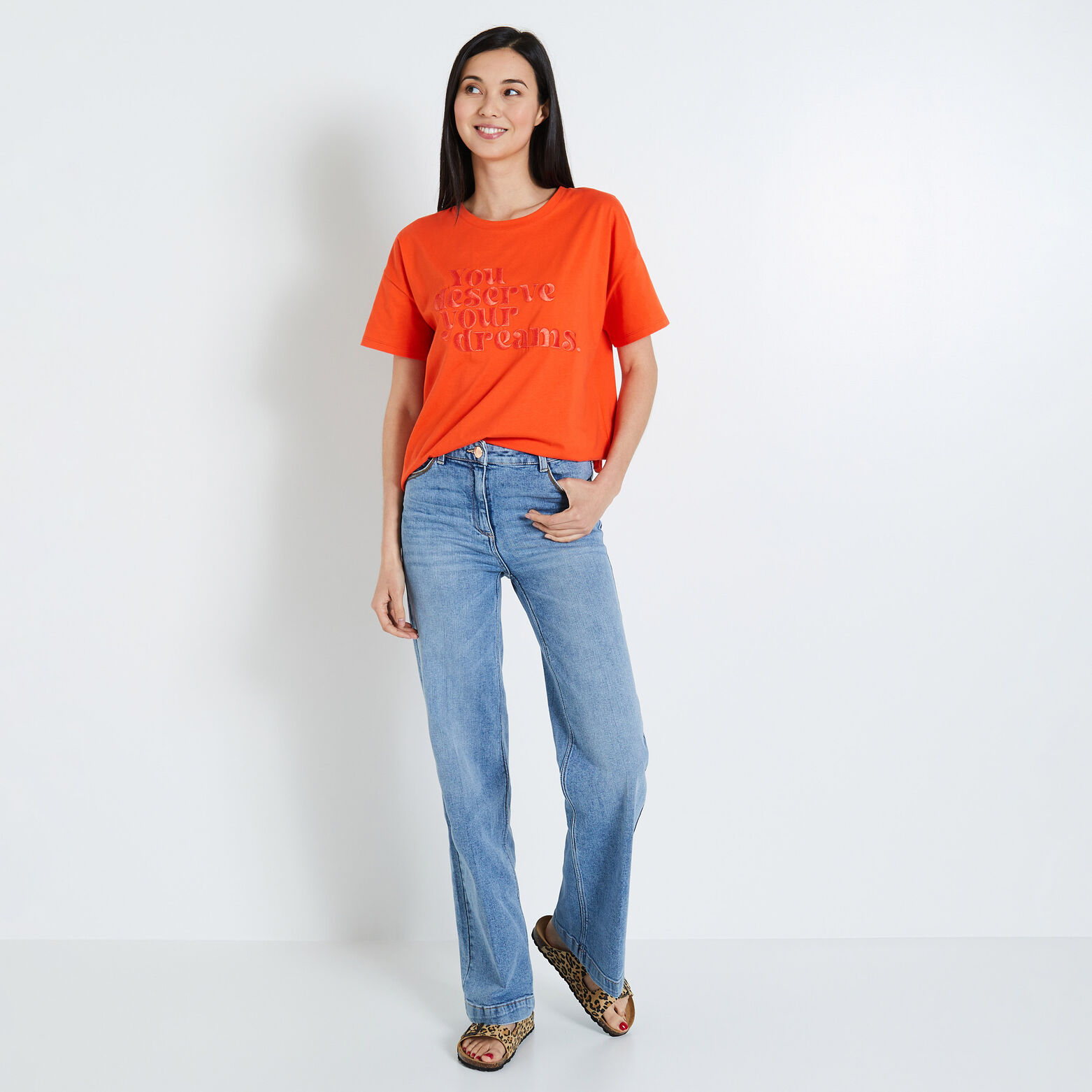 Tshirt loose femme
