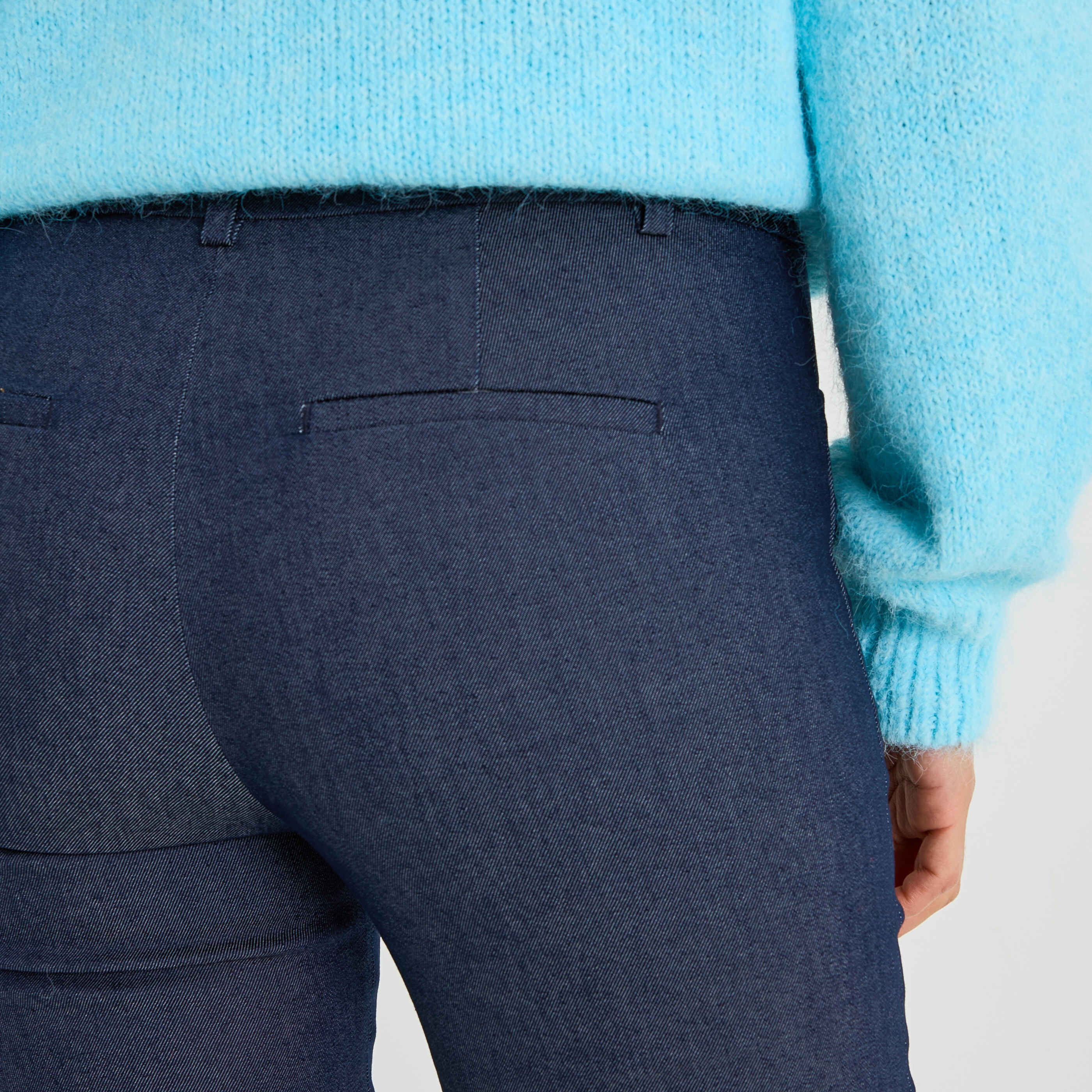 Pantalon cigarette raccourci femme