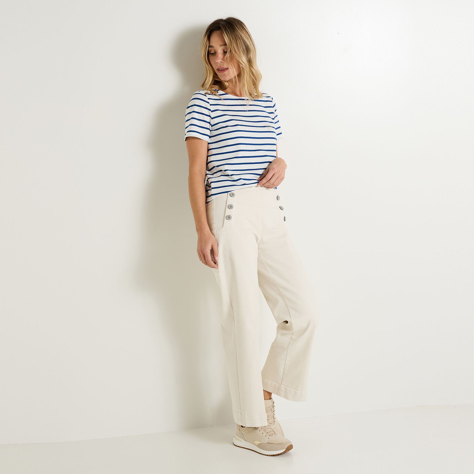 Jean flare POMPON F02 femme