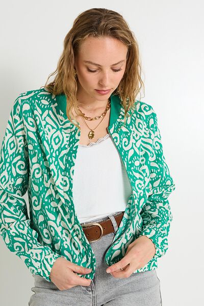 Bomber imprimé femme