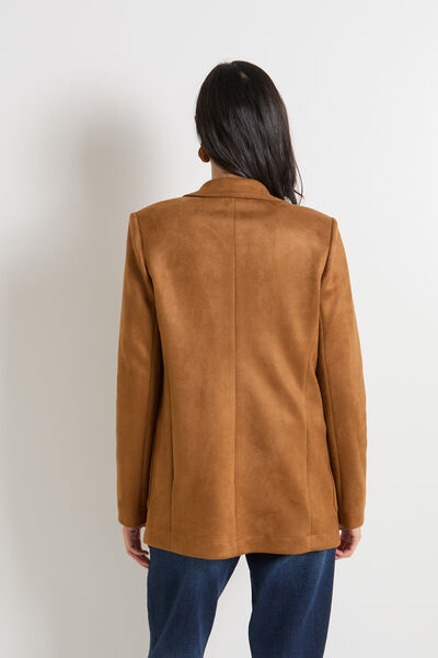 Blazer en suédine femme