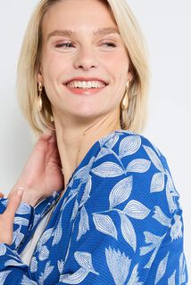 Blouson fluide imprimé femme