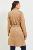 Trench suedine femme