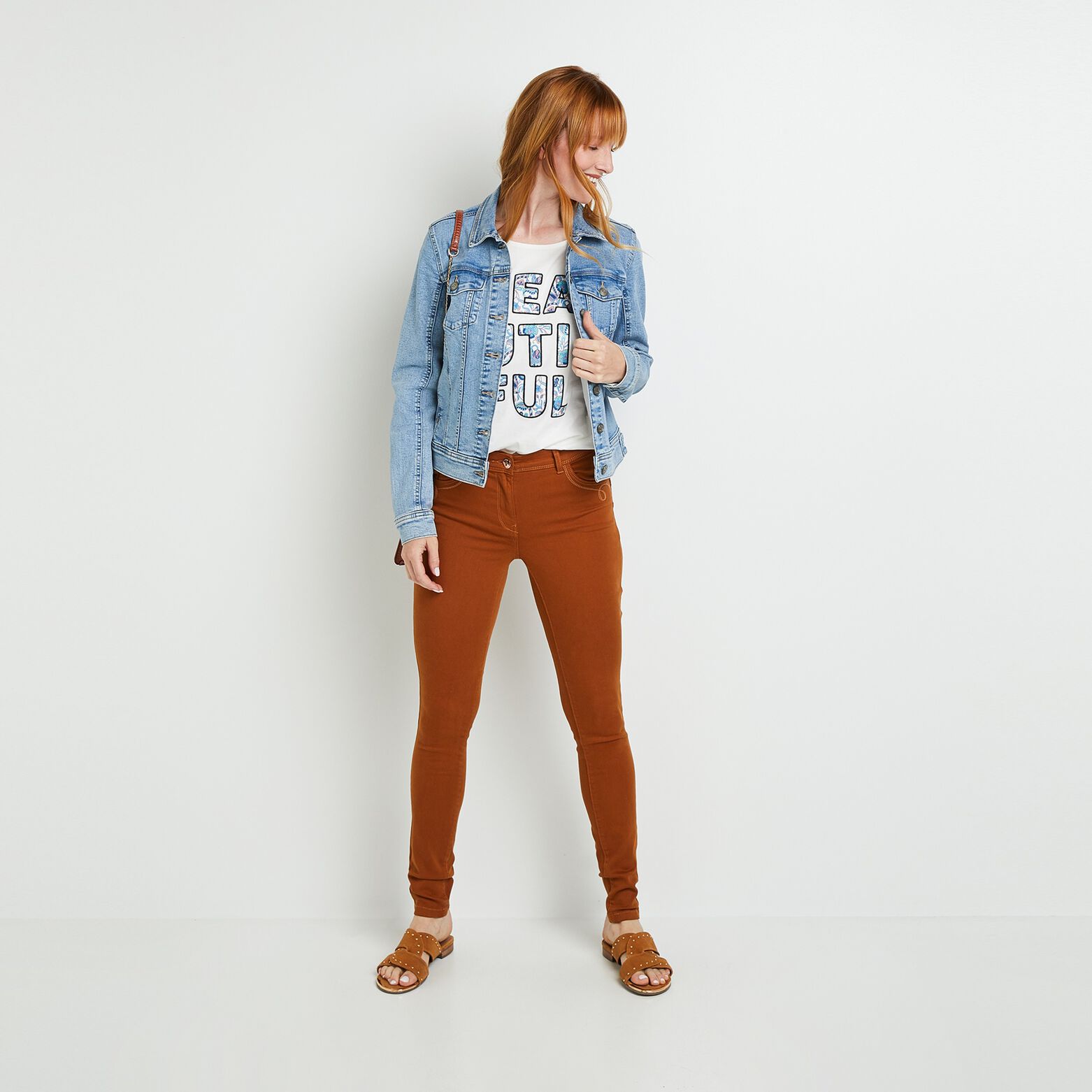 T-shirt col rond femme