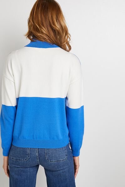 Pull col camionneur femme