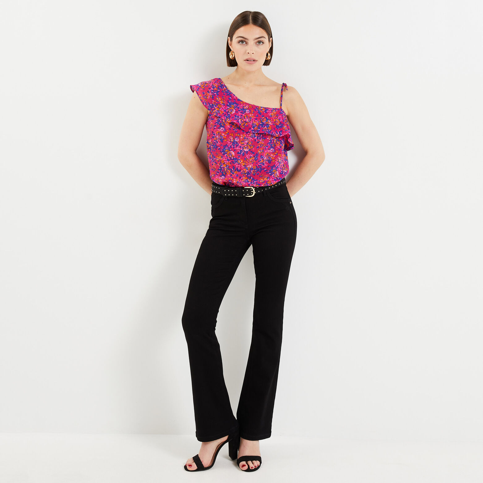 Top one shoulder femme
