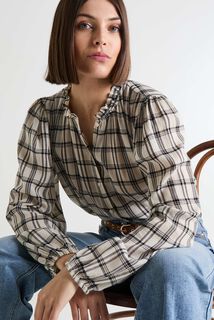 Chemise à carreaux femme