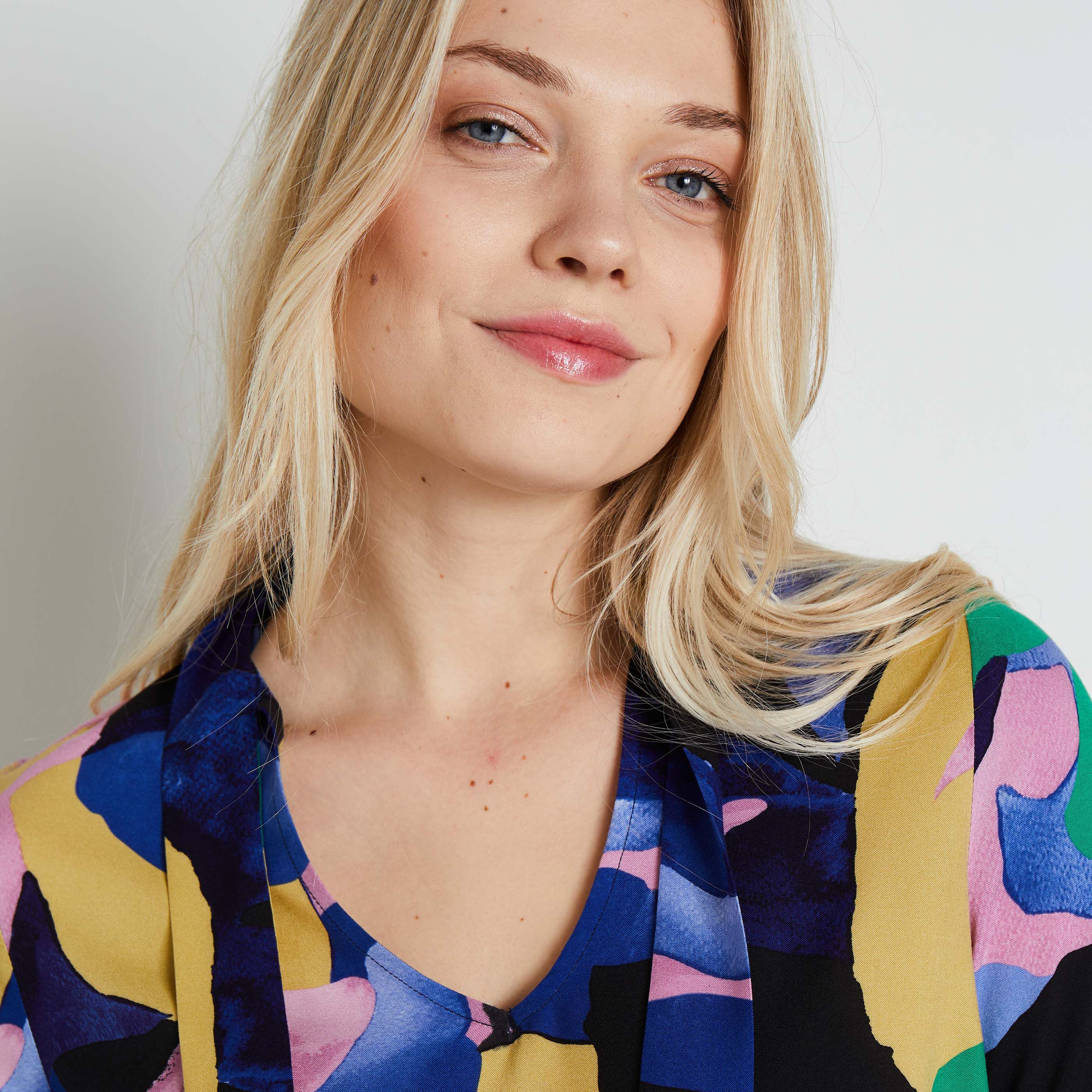 Blouse imprim&eacute;e femme