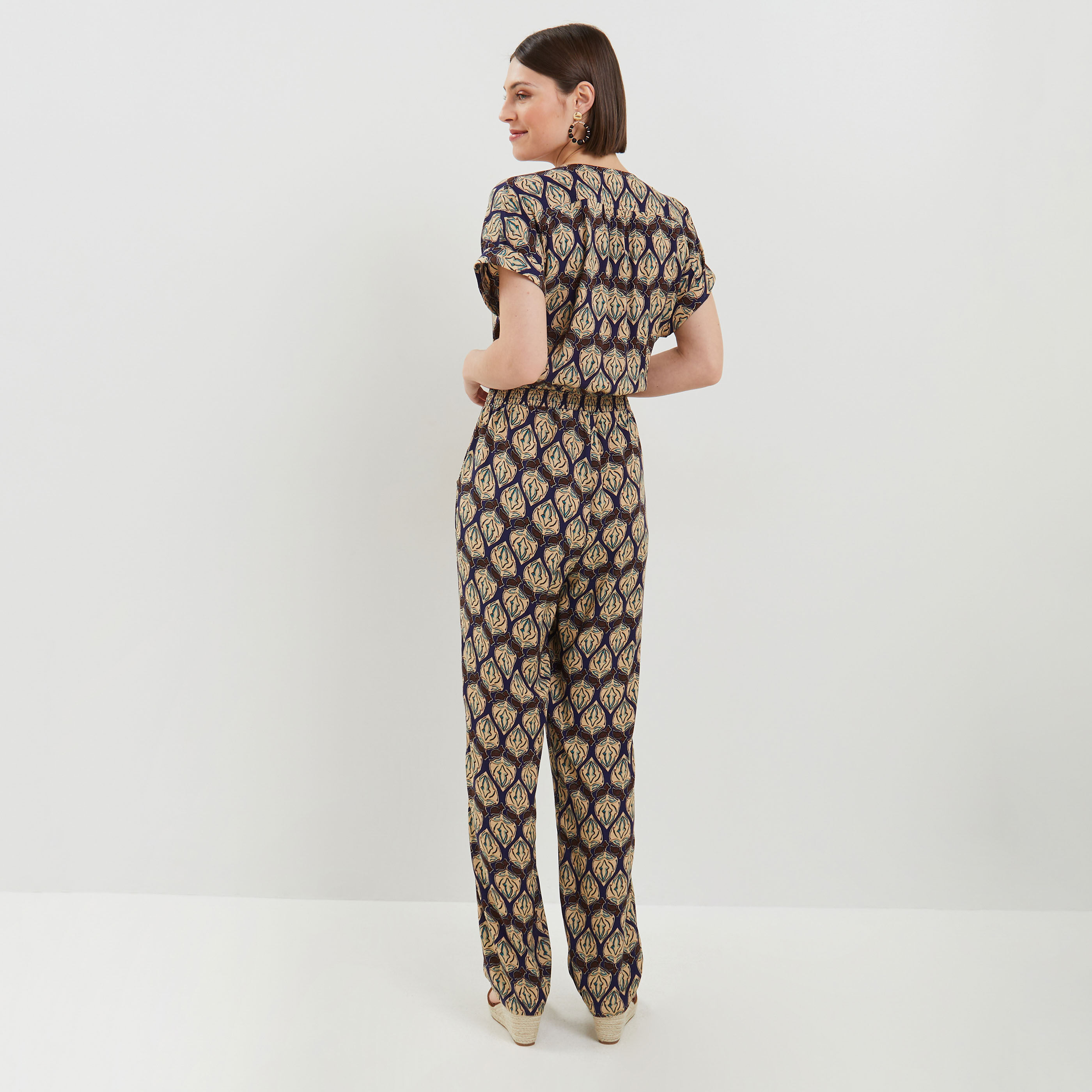 Combinaison imprim&eacute;e femme