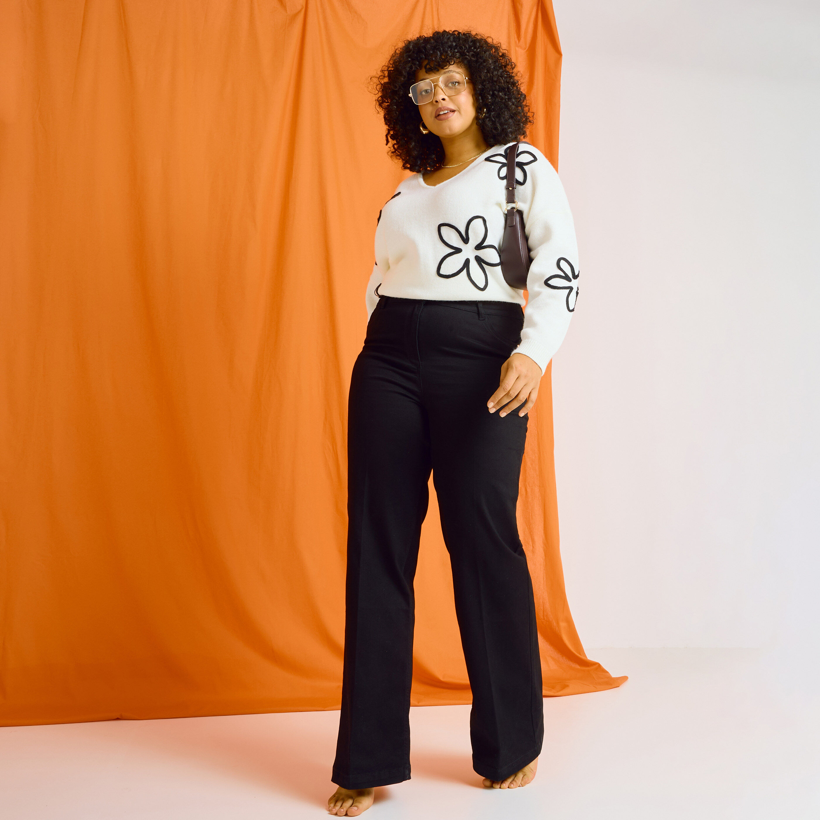 Jean flare WOODSTOCK F02 femme