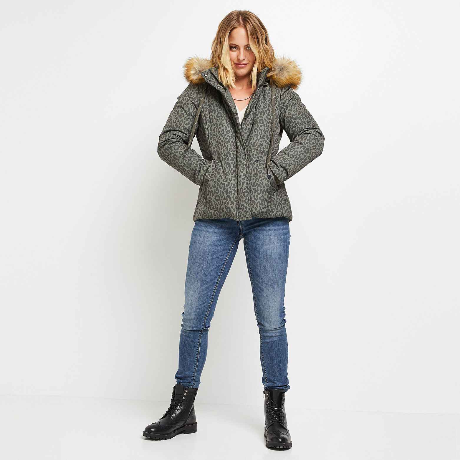 Doudoune courte chaude femme