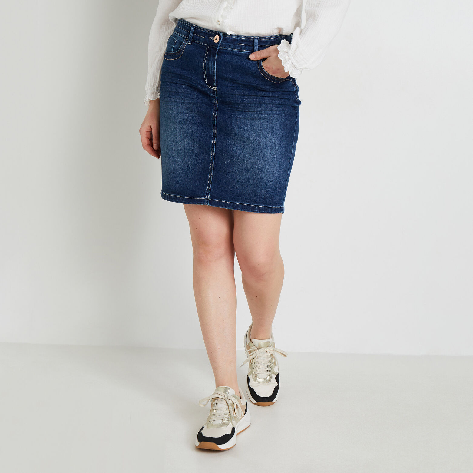 Jupe en jean femme