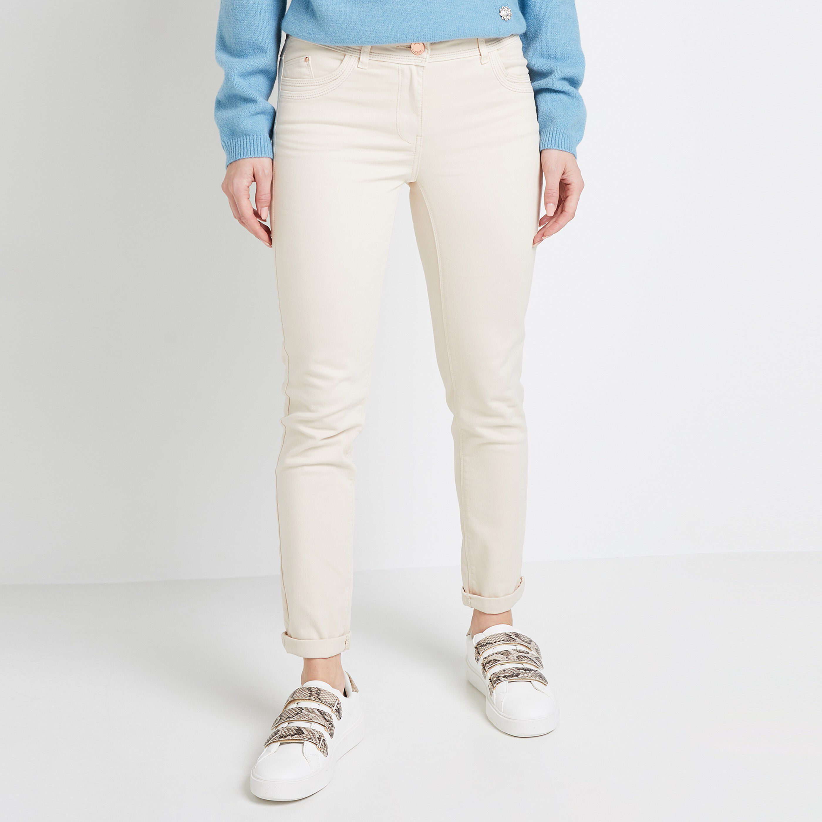 Jean francais femme taille haute cheap