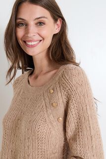 Robe pull col rond femme