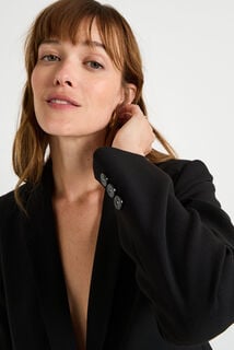 Blazer col tailleur femme