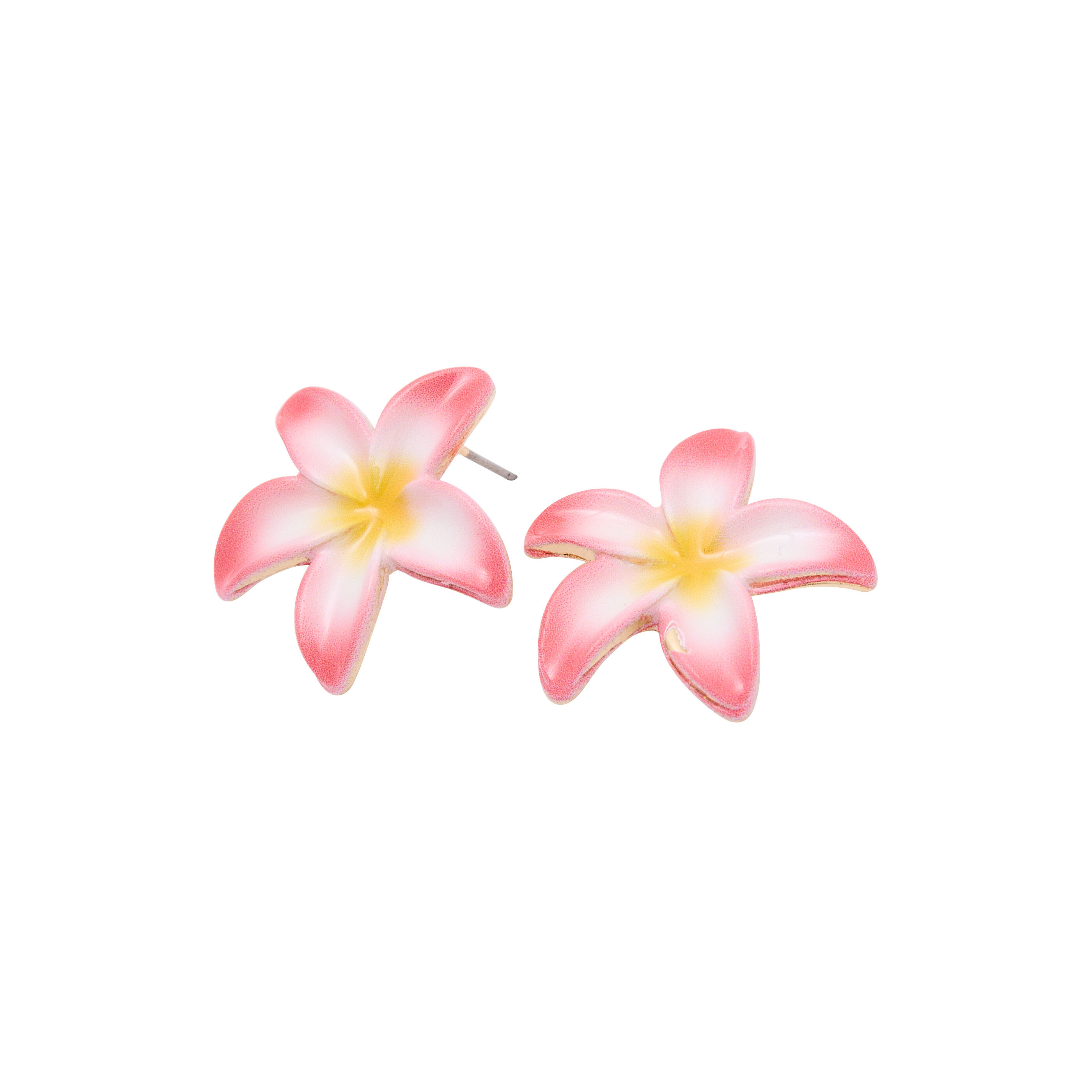 Boucles d&rsquo;oreilles fleur de tiar&eacute; femme