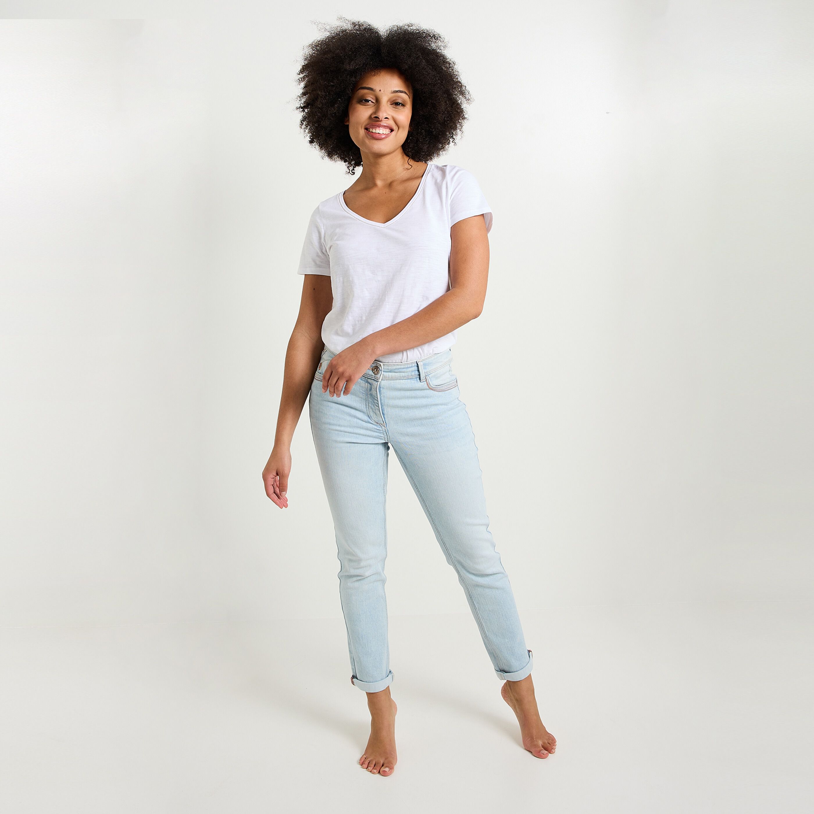 Jean raccourci TOKYO R01 femme