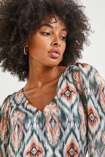 Robe col V femme
