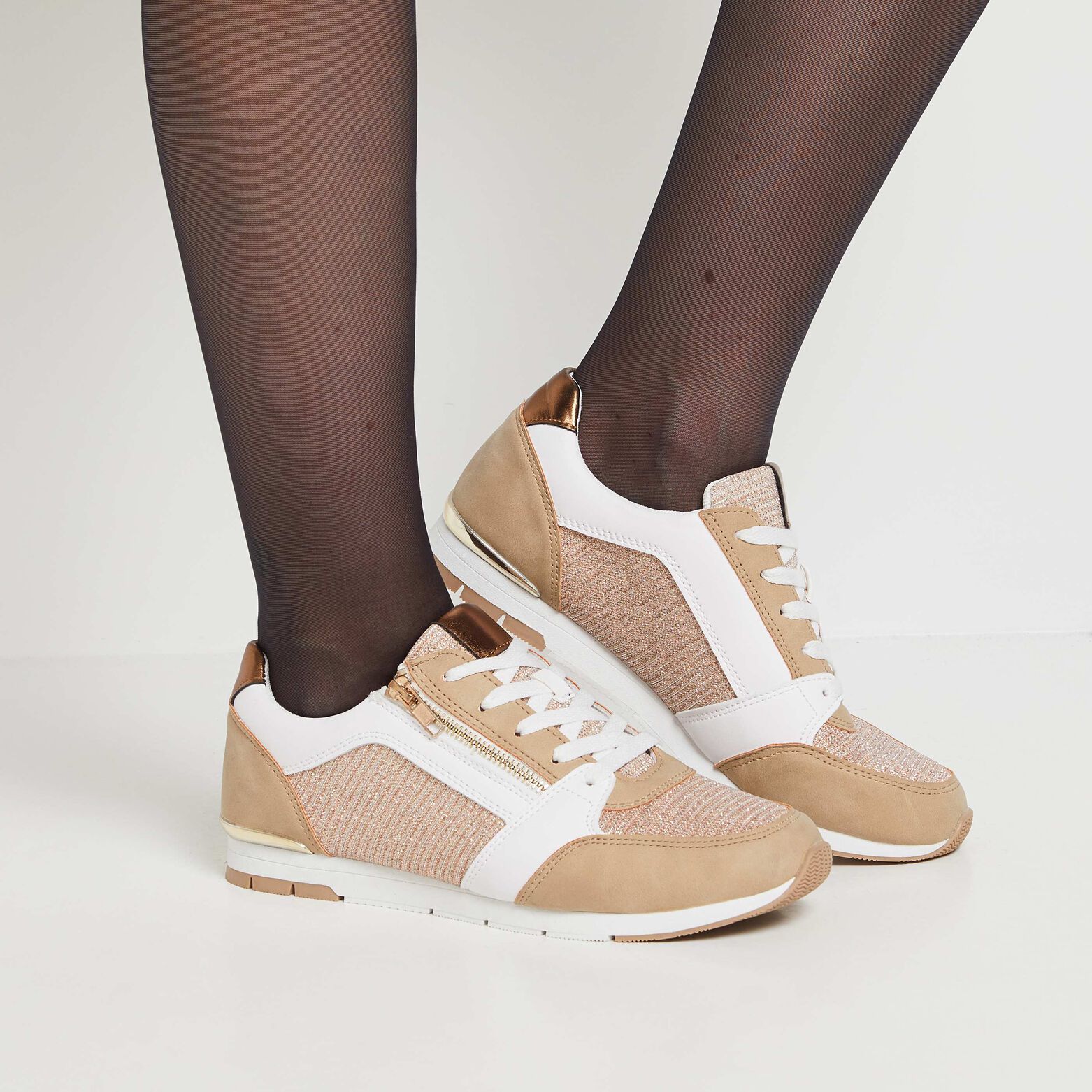 Baskets fantaisies femme ROSE Graindemalice