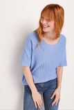 Pull manches courtes femme